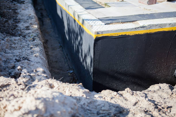 Residential Foundation Crack Repair installation at a Maplewood, MN home by SJ Waterproofing Pros